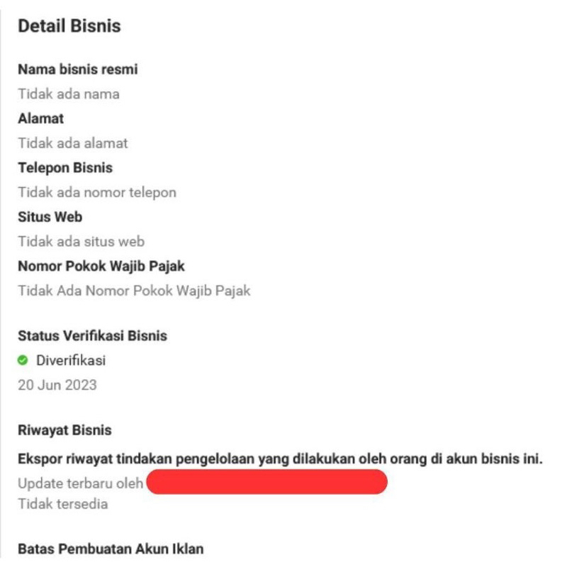 Akun BM Facebook Verified [Only BM by Invite]