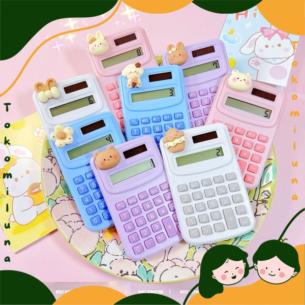 

Kalkulator cute color warna minimalis estetik free random sticker 3D lucu HB1649