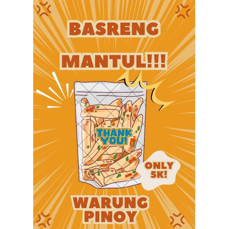 

Basreng Mantul tersedia berbagai rasa