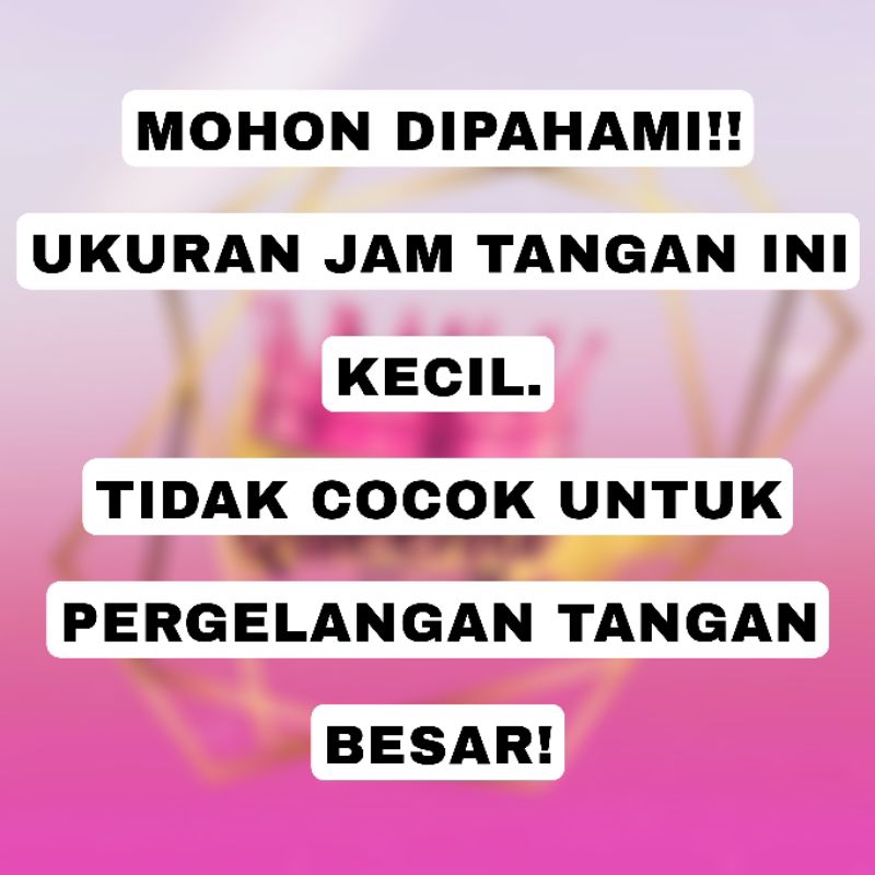 HEMAT Jam Tangan Wanita Oruss Original Kecil Kotak Garansi Anti Air KEKINIAN