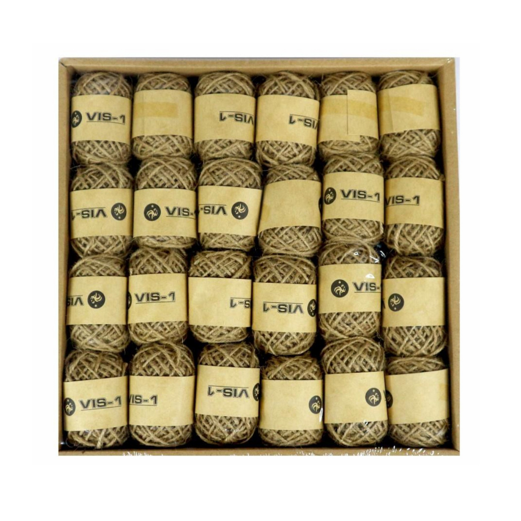 

1 BOX / 24 Pcs Tali Goni Rami Vintage VIS-1 BC-JT005 10M Craft Jute