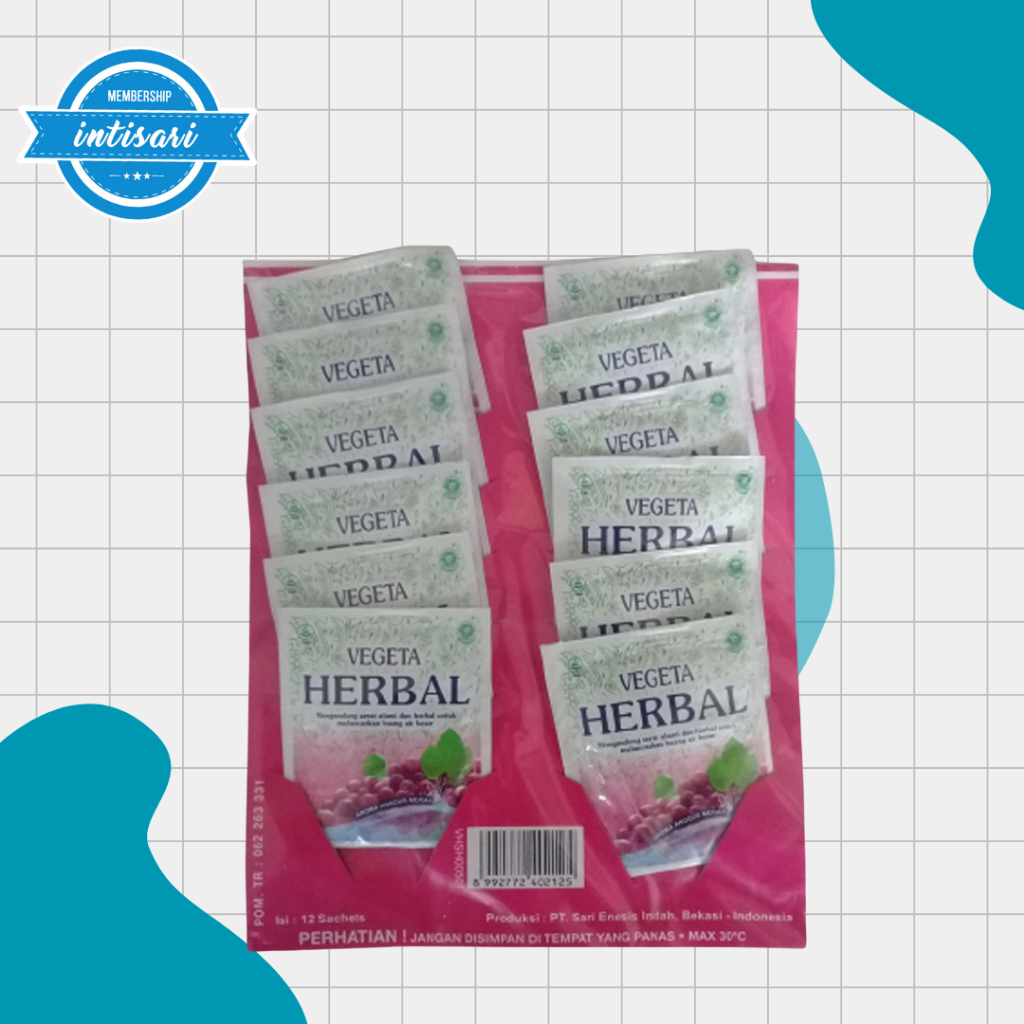 Vegeta Herbal Sachet Melancarkan BAB ( PACK )