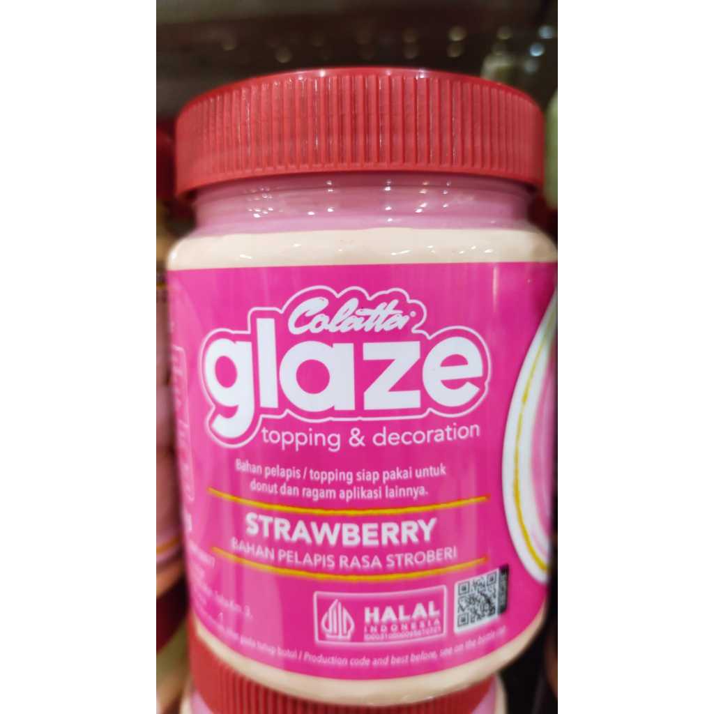 

COLATTA GLAZE STRAWBERRY 250gr