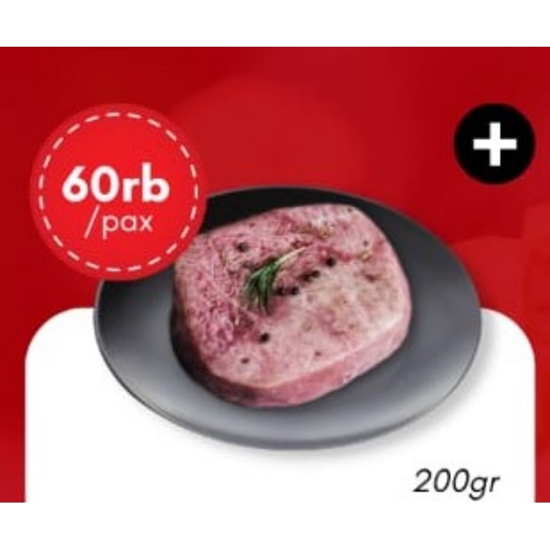 

[HALAL MUI] KARNEVOR WAGYU MELTIQUE TENDERLOIN - DAGING STEAK - WAGYU MARBLING BEEF 200GR