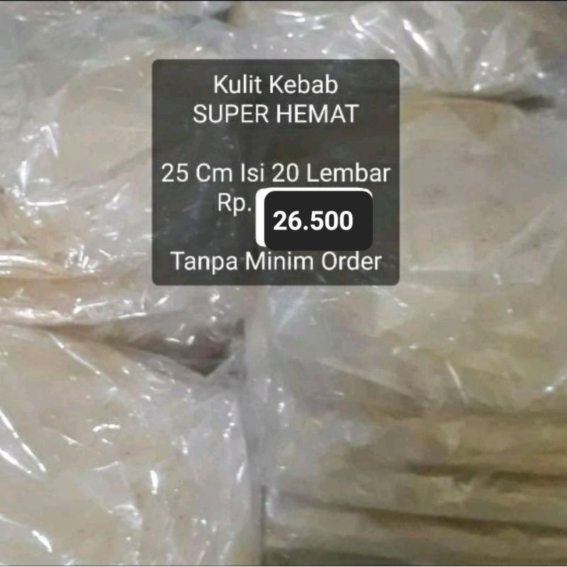 

Kulit Kebab Harga Super Hemat 25 Cm Isi 20 Lembar Tortila Enak Tortilla Top