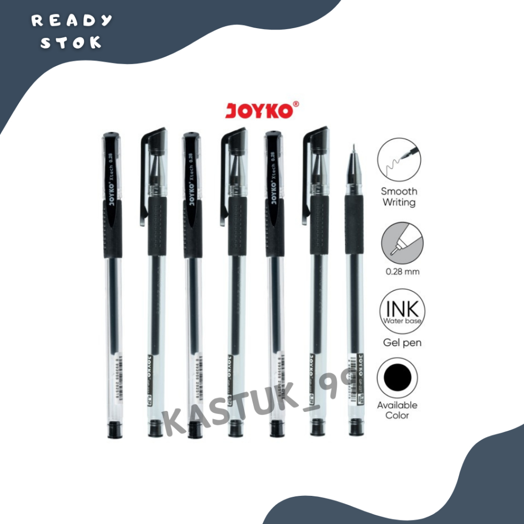 

Pulpen Gel / Ballpoint Gel / Gel Pen GP-237 X TECH JOYKO ( PACK )