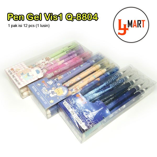 

Pulpen Gel VIS -1 Warna Hitam (1 PAK ISI 12 PCS)