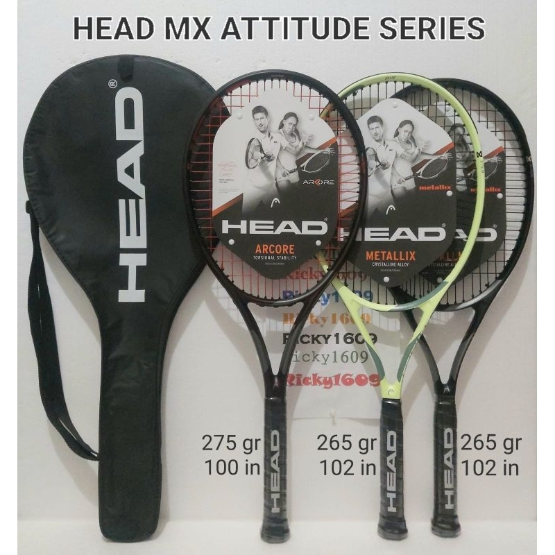 RAKET TENIS HEAD MX ATTITUDE ELITE - RAKET TENIS HEAD MX ATTITUDE SUPRM - ORIGINAL HEAD