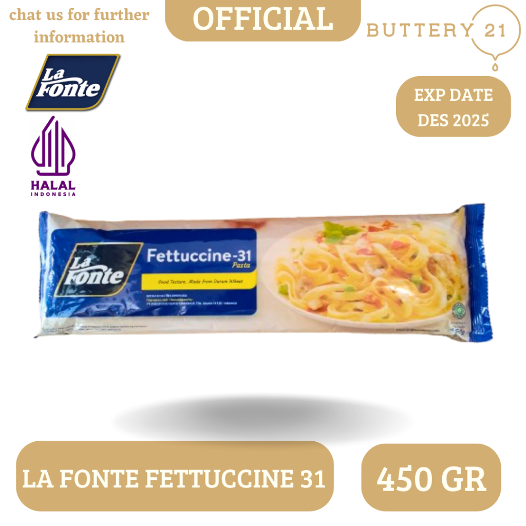 

LA FONTE FETTUCCINE 31 450 GR/FETTUCCINE-31 PASTA 450 GR/LA FONTE PASTA 450 GR