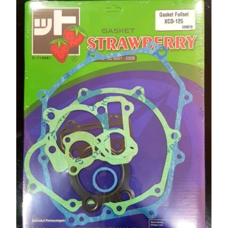 Paking perpak Fullset Bajaj XCD 125 xcd125 gasket