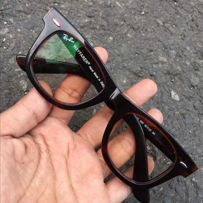Kacamata Rayban Wayfarer 5121 Gratis Lensa Minus 100% Authentic Mewah