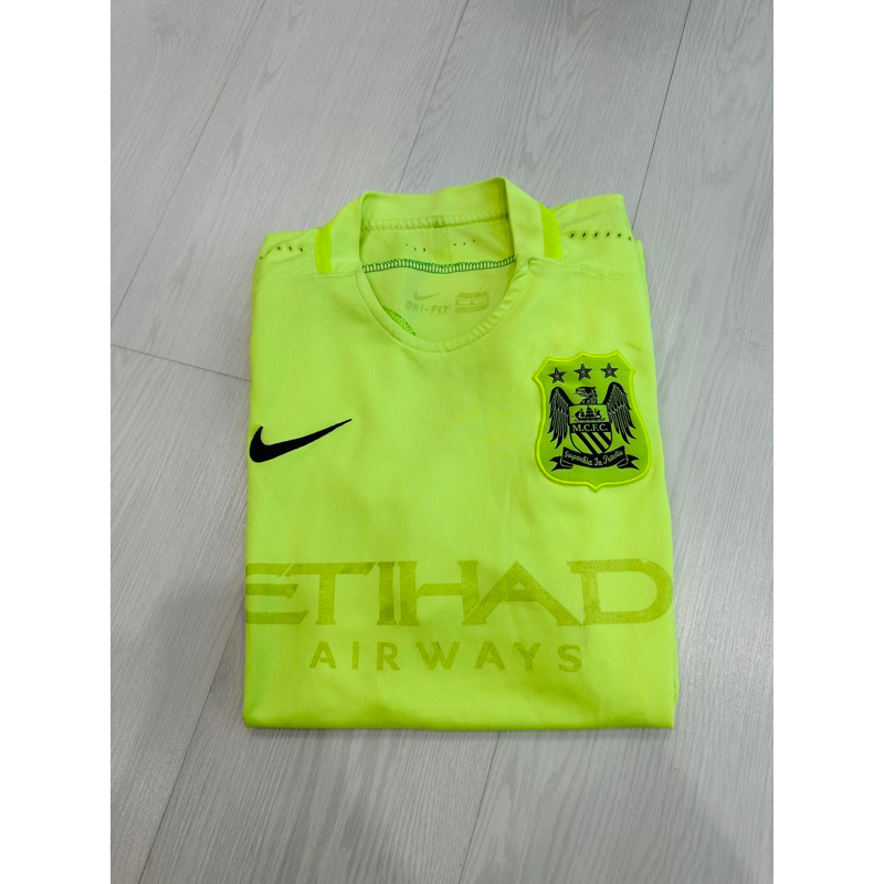 Jersey Bola dri-fit ETIHAD Green Baju bola hijau