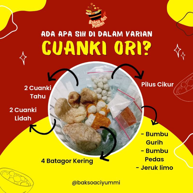 

CUANKI-BAKSO-BACI AYAM SUWIR @baksoaciyummi