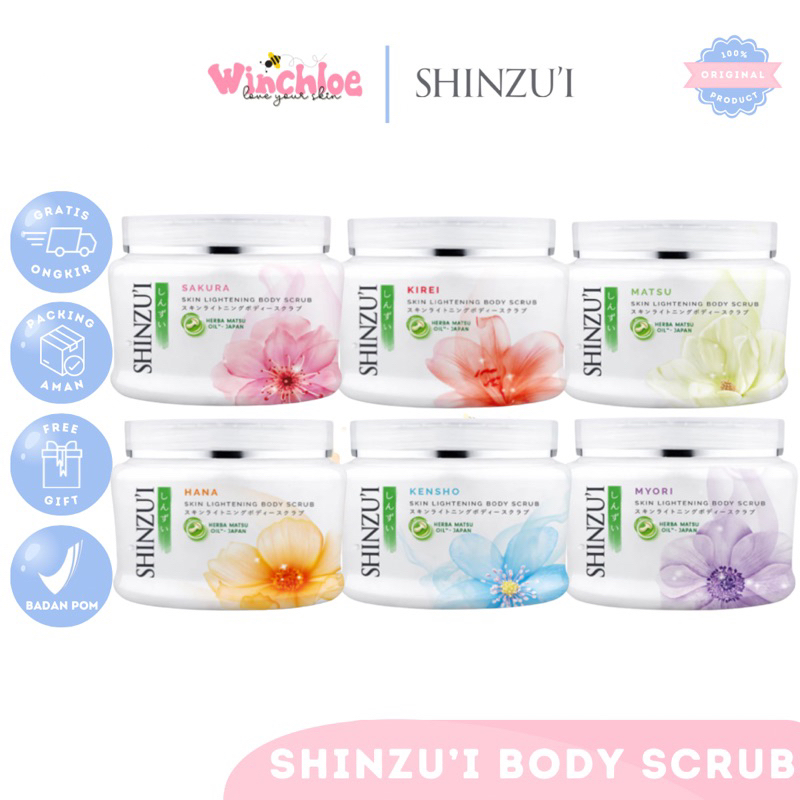 [❗️FREE GIFT❗️READY STOCK] SHINZU’I BODY SCRUB|SHINZUI SAKURA|SHINZUI KIREI|SHINZUI MATSU| SHINZUI H