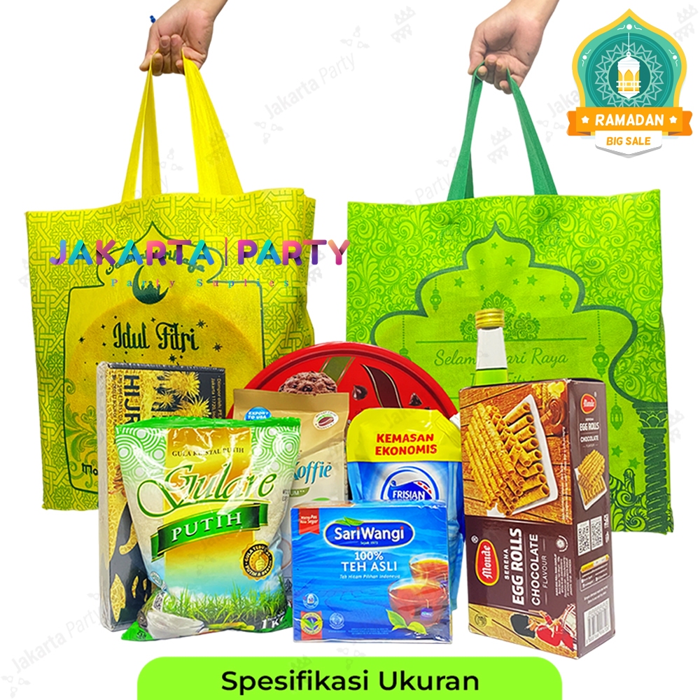 

Goodie Bag Lebaran 12PCS / Tas Tenteng Lebaran / Goodie Bag Idul Fitri / Tas Souvenir Lebaran Kuning 12 PCS