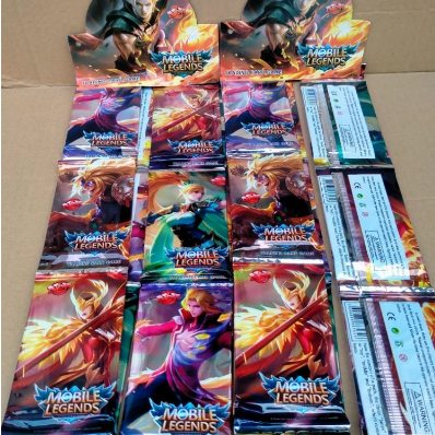 Mainan Anak Kartu mobile Legend / Mainan Kartu ML Trading Card impor Mobil Legend