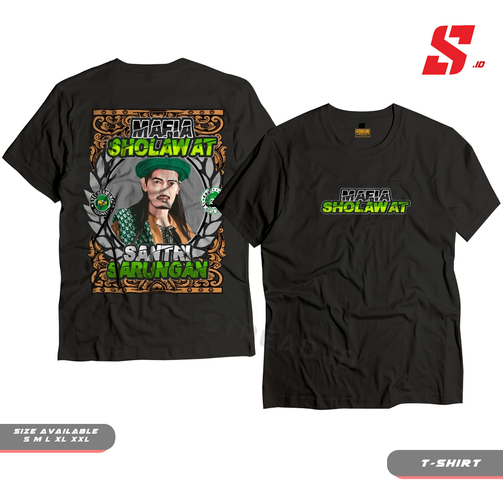 Kaos Baju Tshirt Distro Syekhermania Indonesia Mafia Sholawat Santri Sarungan Pria Wanita