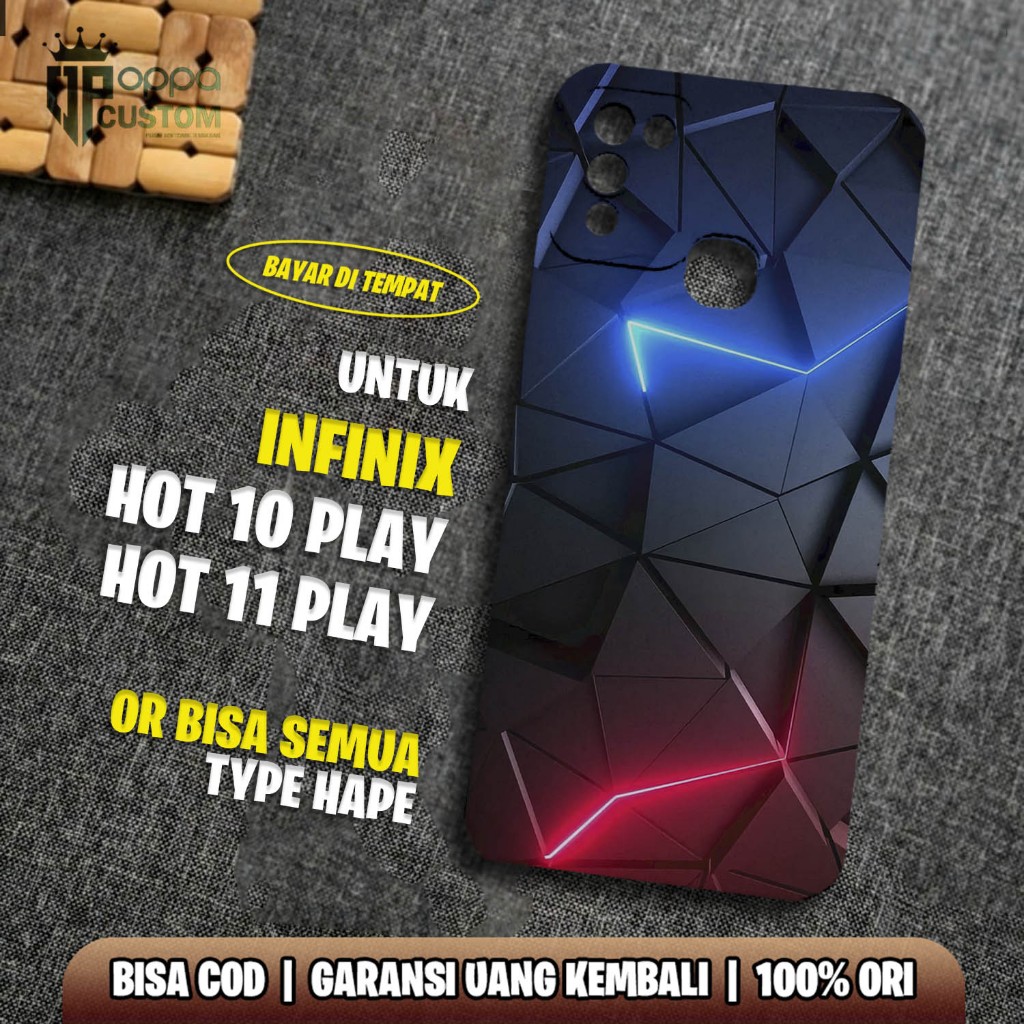 CASING INFINIX HOT 10 / 11 Play - Motif  [ ABSTRACK ] Case Hp Infinix hot 10 Play - Infinix hot 11 P