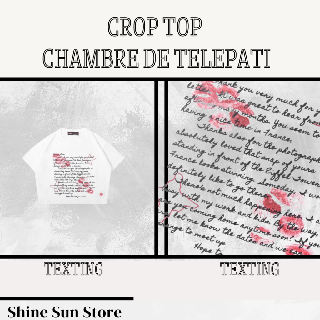 [ORIGINAL] Croptop Chambre de Telepati - Texting