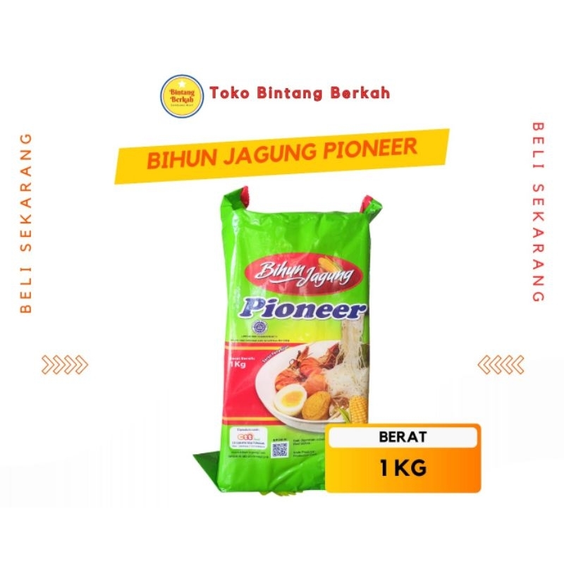 

Bihun Jagung PIONEER 1 kg per pack