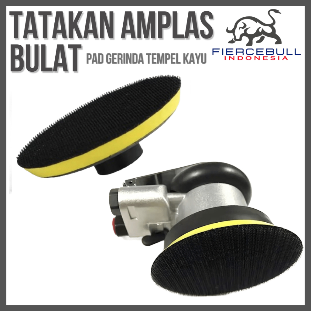 Tatakan Amplas Mesin Gerinda Perekat Bulat Pad Tempel Gerinda Tangan