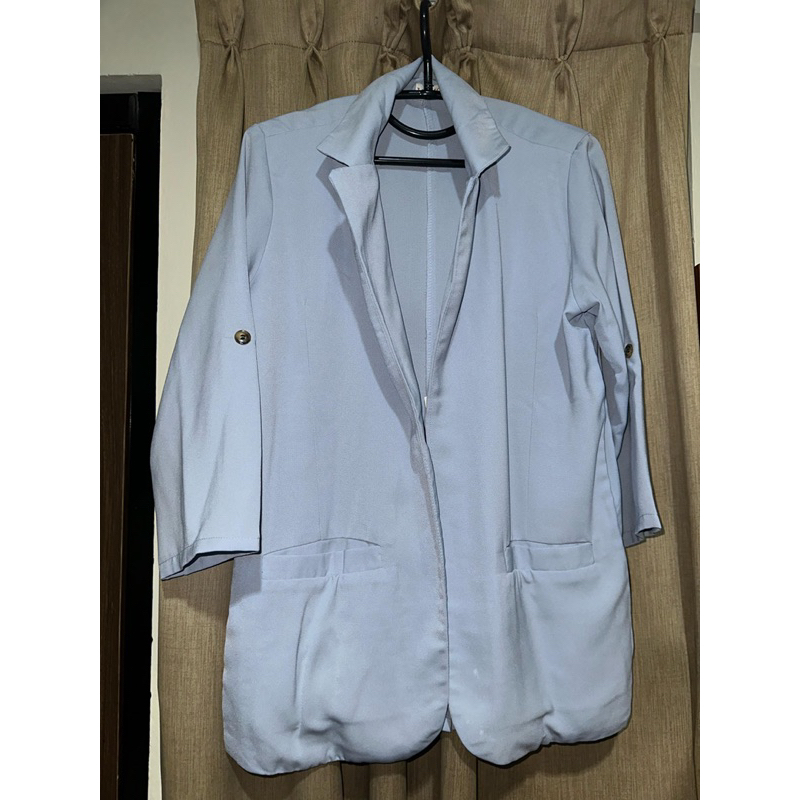 [preloved] blazer baby blue
