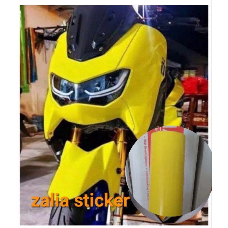 Skotlet Motor Kuning Lemon Sticker Skotlet Motor Mobil Otomotif Kuning Lemon Doff Glosy