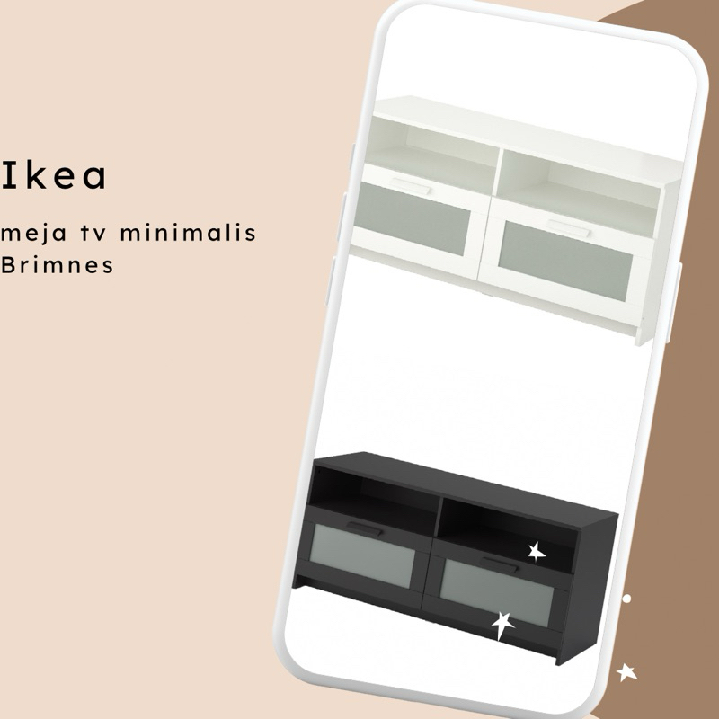 meja tv minimalis buffet tv Brimnes