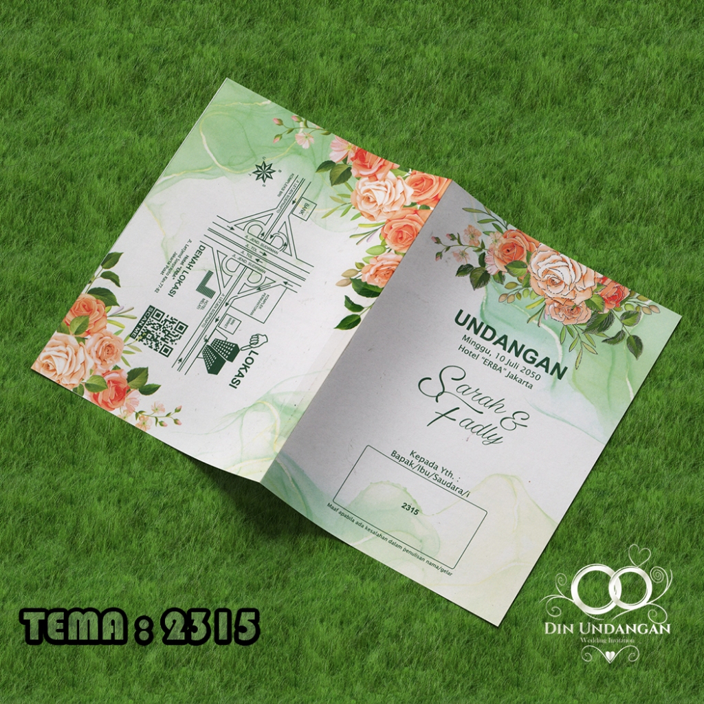 SURAT UNDANGAN ERBA TEMA 2315 LUX PREMIUM