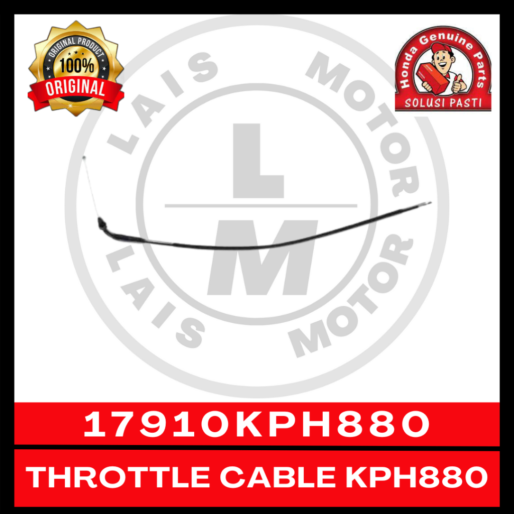Kabel Gas KPH880 Karisma 17910KPH880 Original AHM
