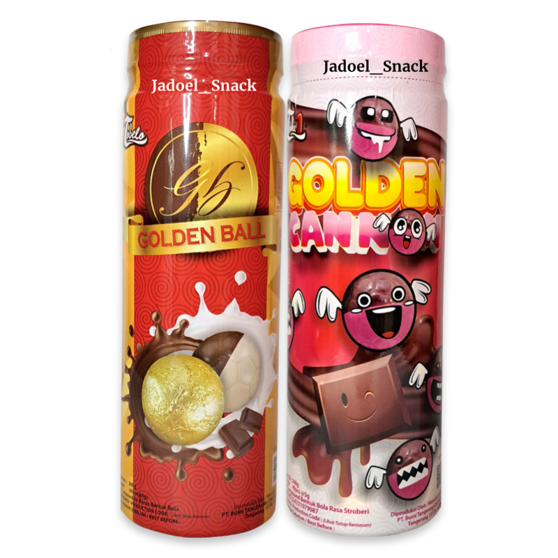 

Cokelat Golden Twin Tobelo Canon 200 Gr Rasa Stoberi Cokelat Susu by Jadoel_Snack