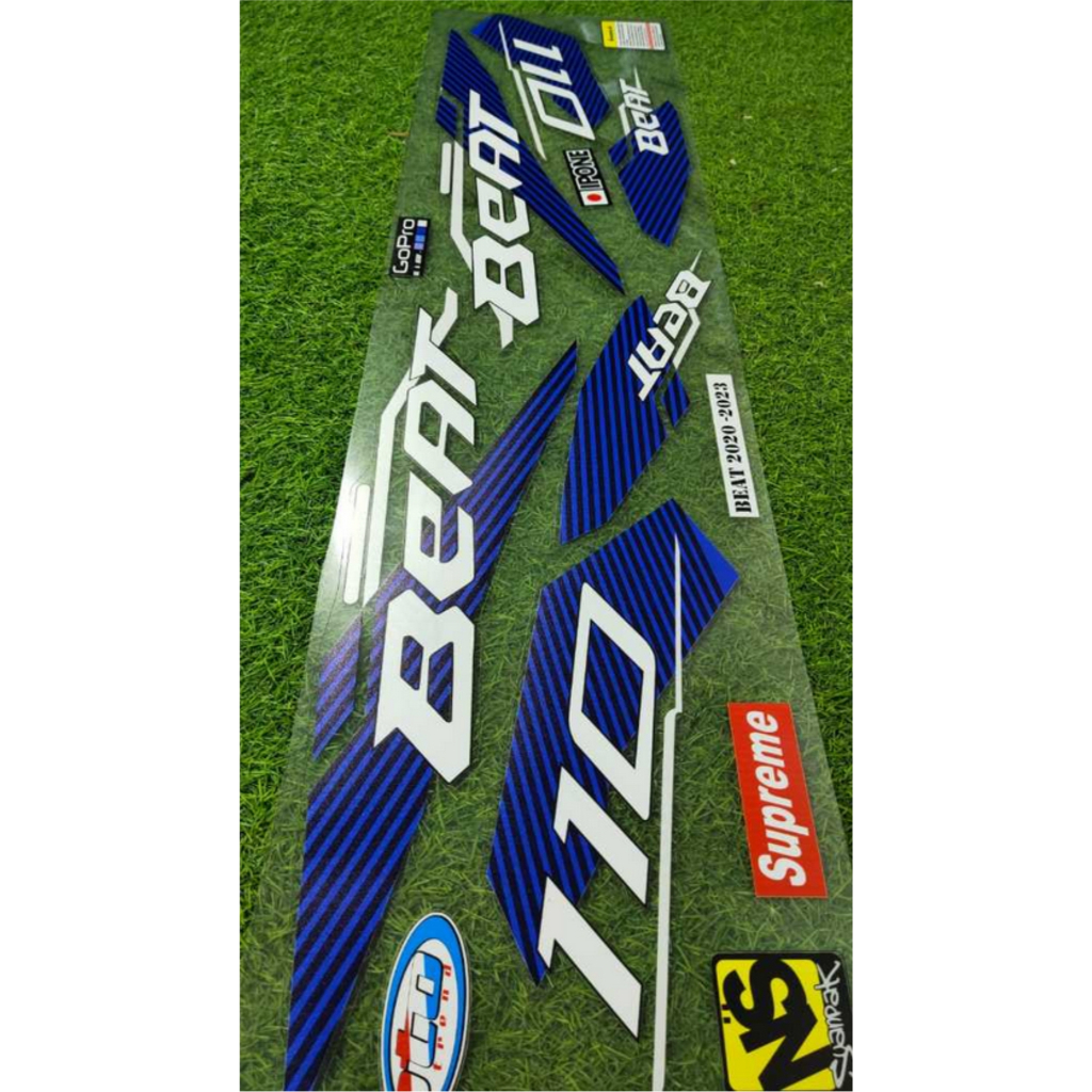 STRIPING LIS MOTOR TRANSPARAN BEAT DELUXE 2020 - 2023