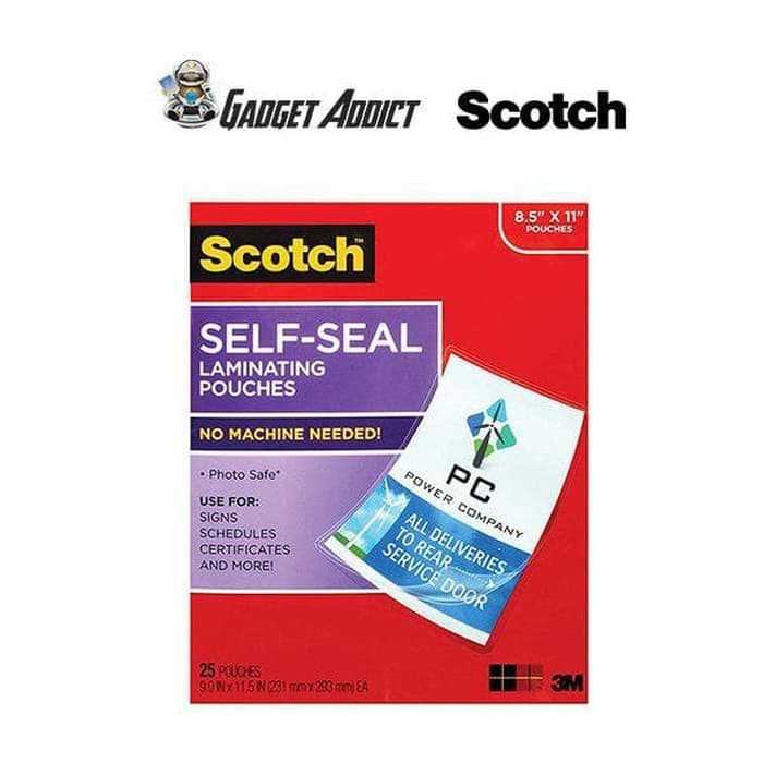 

NEW PROMO Scotch SelfSealing Laminating PouchesScotch SelfSealing Laminating Pouches