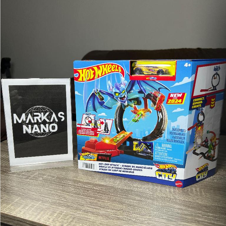 HotWheels Hot Wheels City Bat Loop Attack Mattel Original