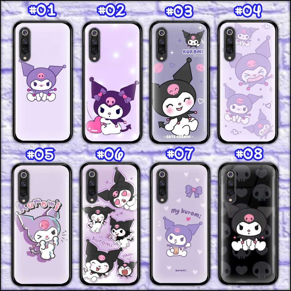 SAMSUNG M10, M20, M30, M40 PREMIUM SOFT CASE GLASS MOTIF KUROMI