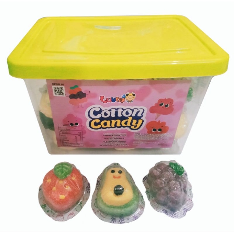Luvmi Marshmallow Cotton Candy Isi 40 Pcs