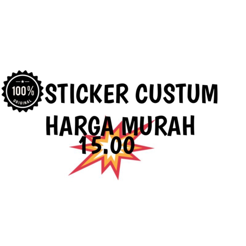 

stiker custum