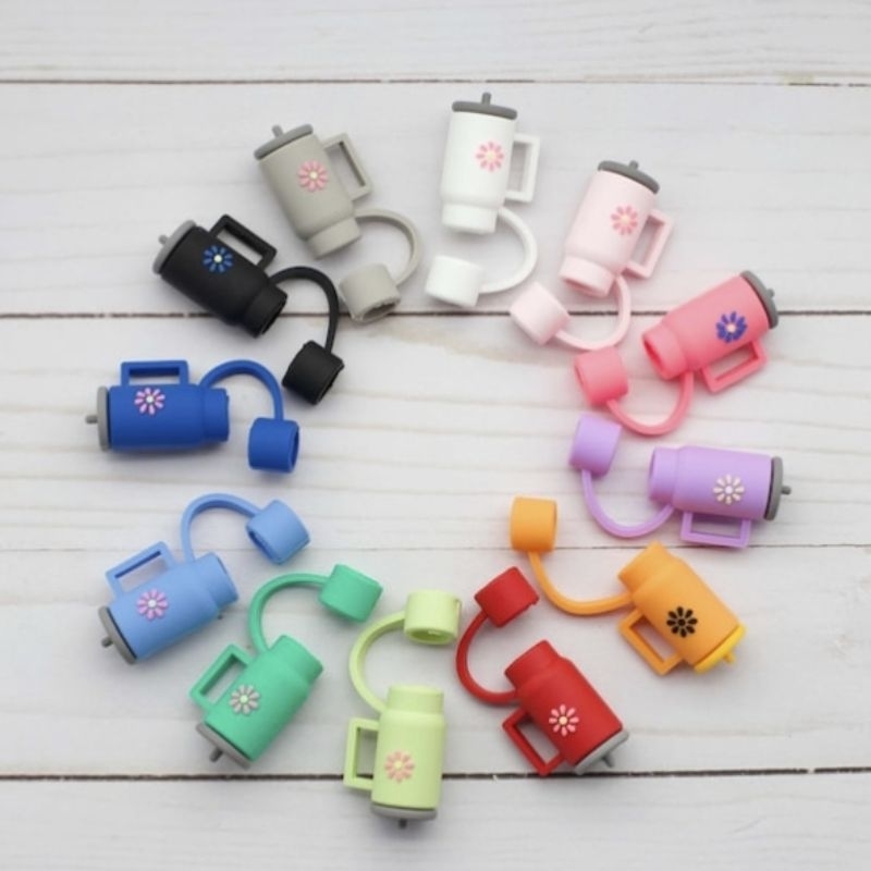 [CHARACTER 4] 10mm STANLEY  BRUUMATE HYDROFLASK TYESO TUMBLR & BOBA SIZE - Reusable Silicone Starbuc