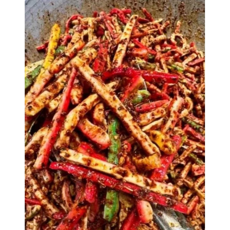 

kerupuk jaat/beton pedas Bantat daun jeruk isi 250 gram