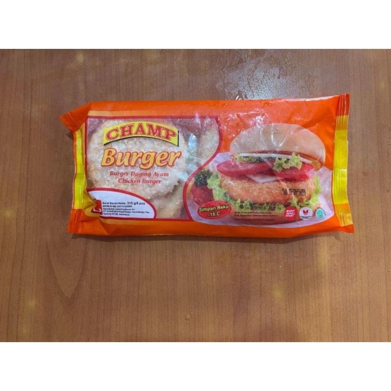 

Champ Burger Daging Ayam isi 6