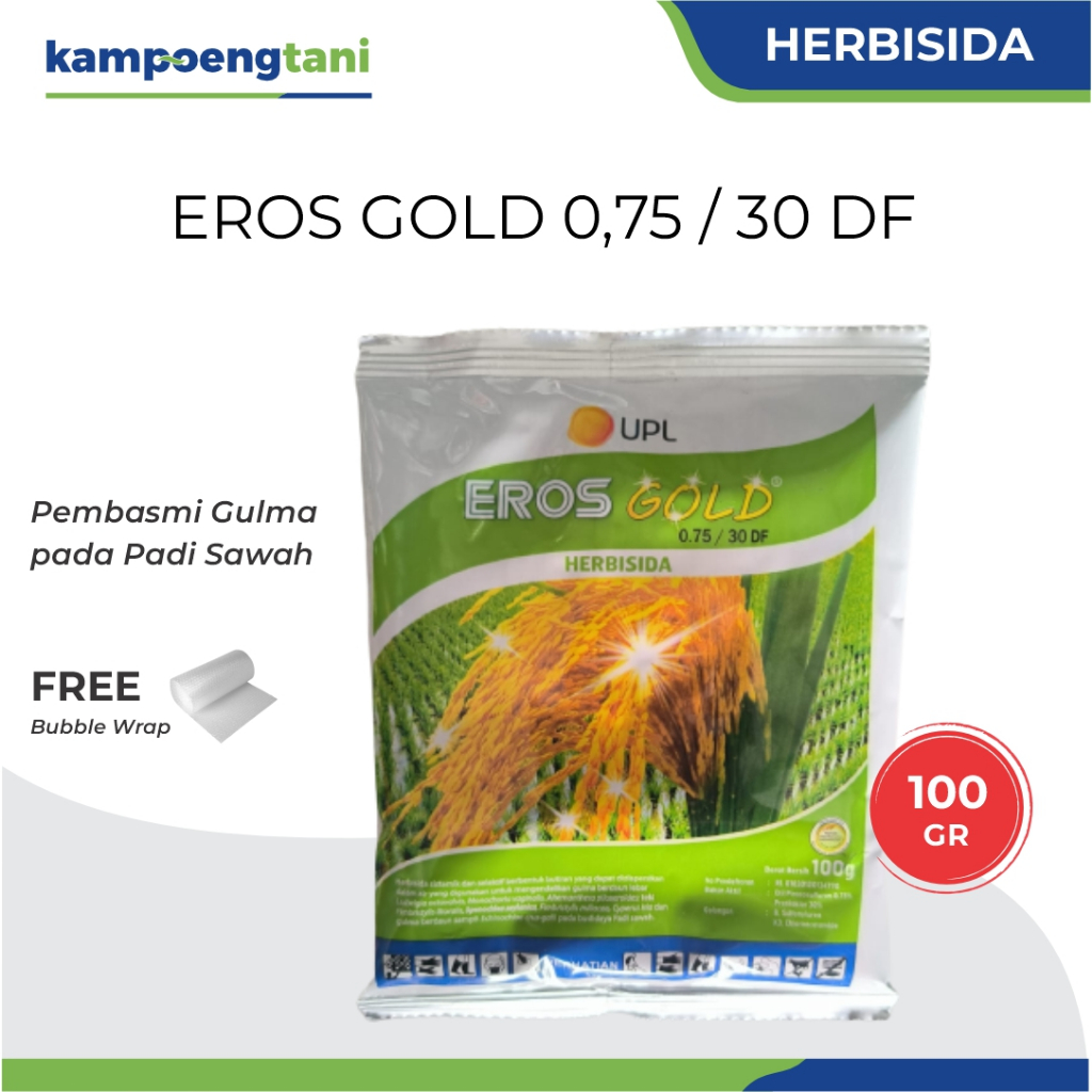 Kampoeng Tani - Eros Gold 100 gram Herbisida Selektif Obat Pembasmi Rumput Padi