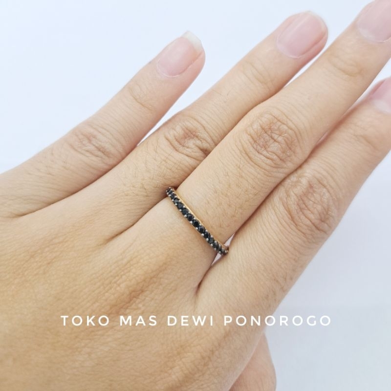 CINCIN EMAS MATA HITAM Emas Kadar 8K/375% Yellow
