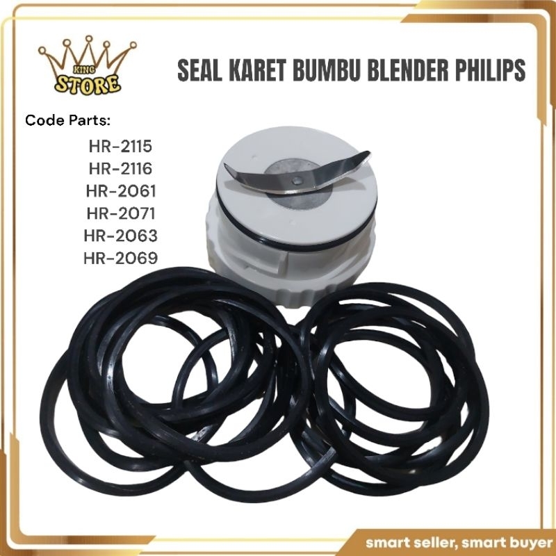 Karet Seal Mounting Bumbu Blender Philips / Karet Pisau Bumbu Blender Philips HR2061 HR2116 HR2115 HR2063