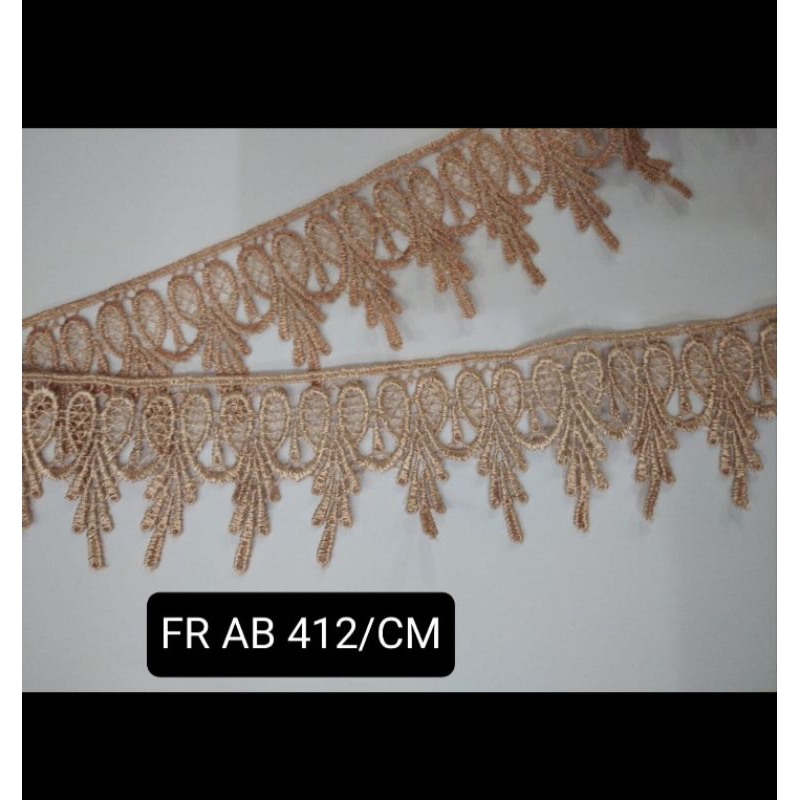 Charisma Renda Coklat - Renda Fr 6cm