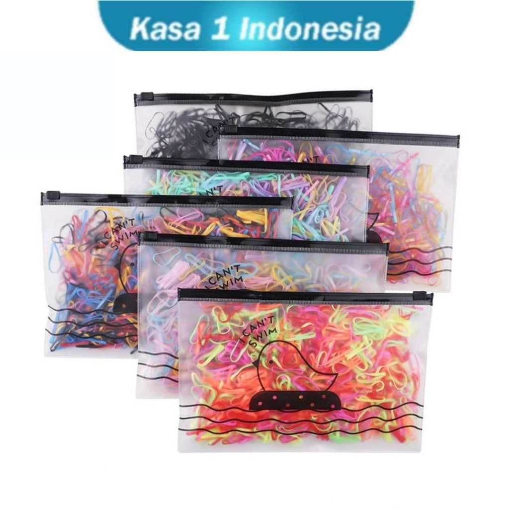 Ikat Rambut Anak Perempuan Polos Set