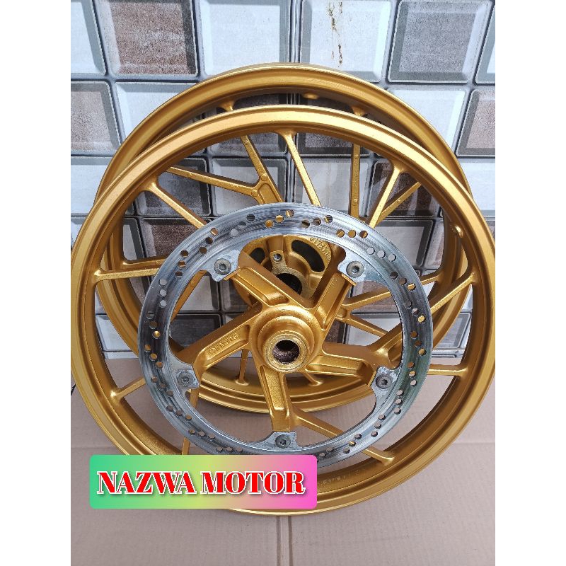 VELG RACING SATRIA FU ORIGINAL REPAINT SATU PASANG