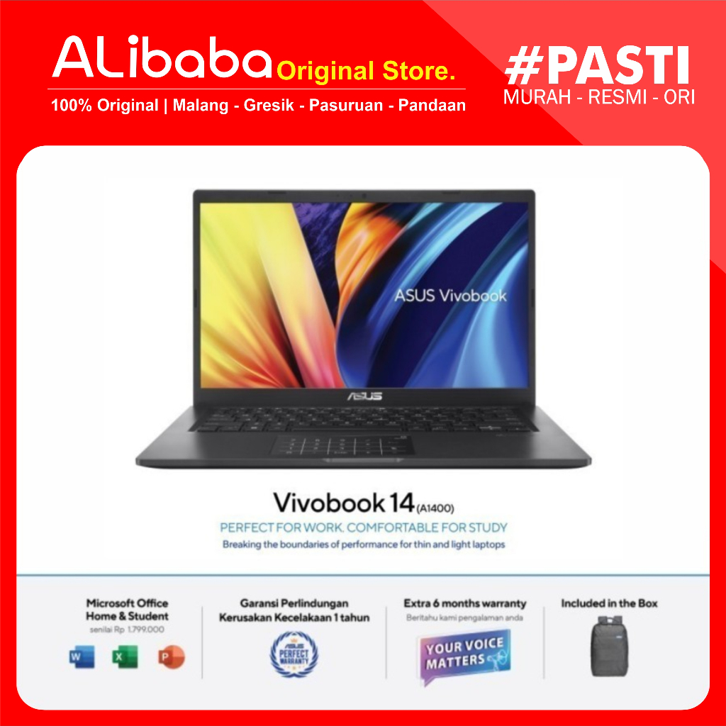 Asus Vivobook 14 A1400EA FHD323 FHD324 Core i3-1115G4 8GB/256GB SSD