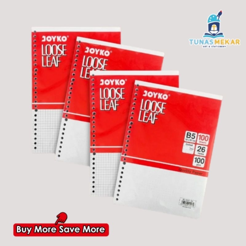 

Loose Leaf Joyko A5&B5 Grid&Doted