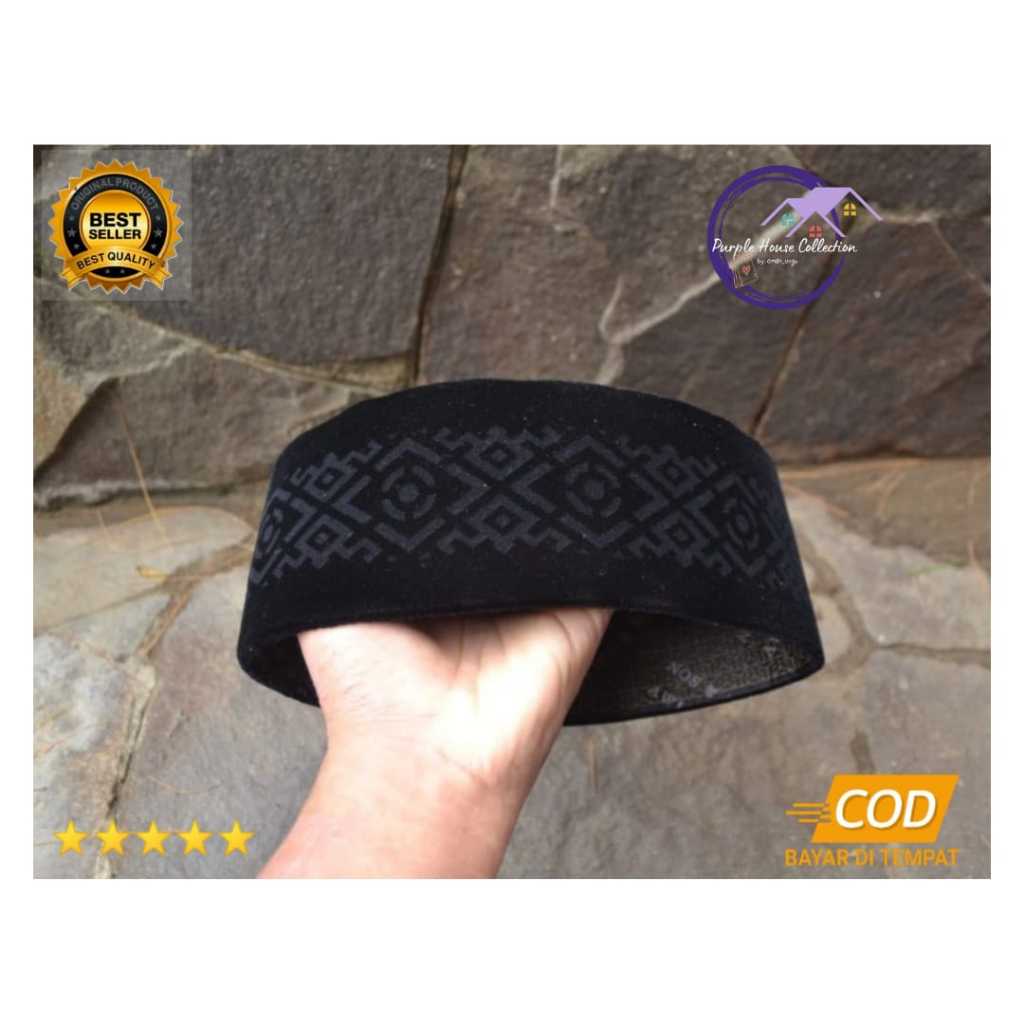 Songkok Awing / Songkok Hitam Awing Tipe Laser 100% Original Best Quality