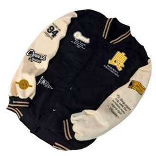 PROMO TERBARU VARSITY JACKET BASEBALL VINTAGE - JAKET VARSITY SALVIO HEXIA DENIM - JAKET BASEBALL